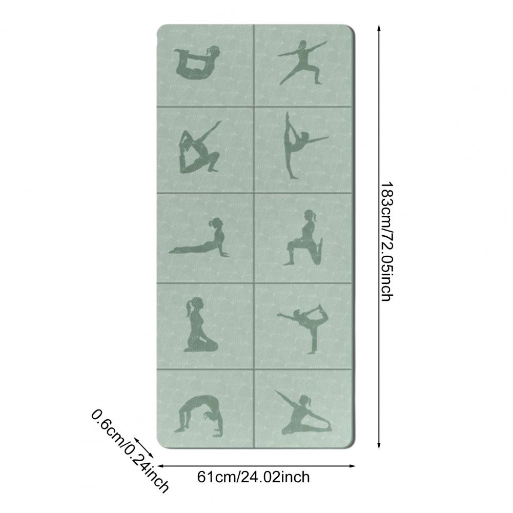 Thick Yoga Mat - Opvouwbare yogamat Extra draagbaar Reizen Dikke