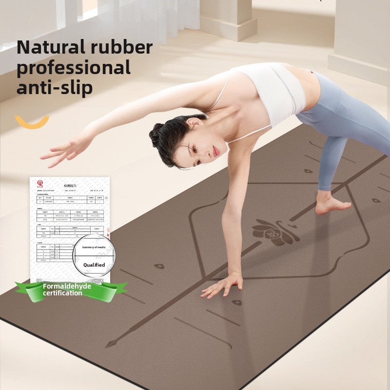 Thick Yoga Mat - PU-rubber antislip brede dikke yogamat Stille