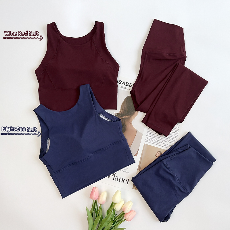 Yoga Fitness Kleidung - 2-delige yogakleding dames gym yoga set