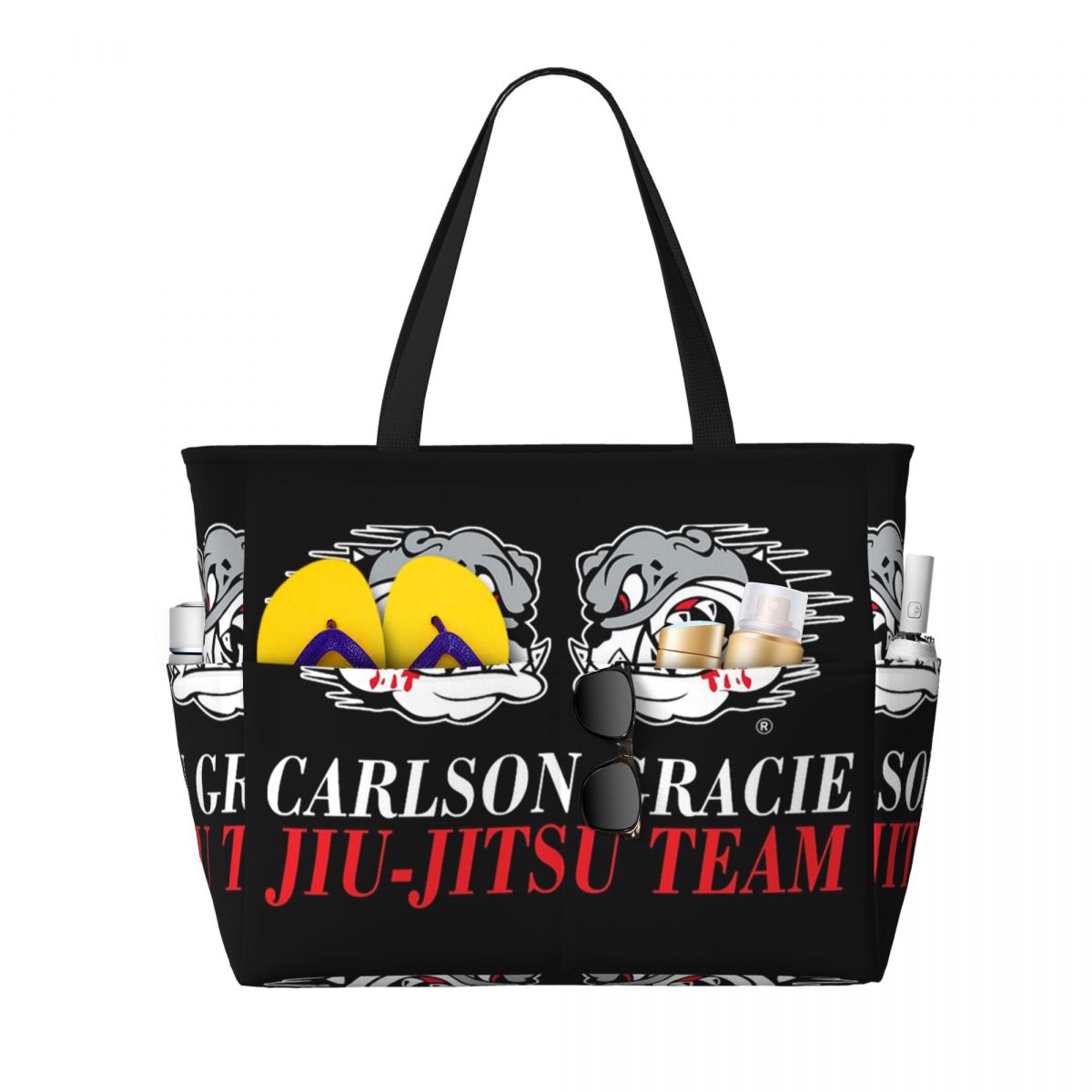 Yoga Fitness Jiu Jitsu - Carlson Gracie Jiu-Jitsu Team Logo Strandtas