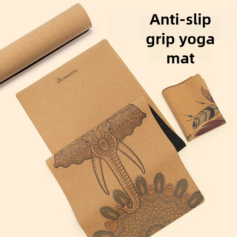 Thick Yoga Mat - Pilates-uitrusting Yogamat Antislip kurkhoes, extra dikke