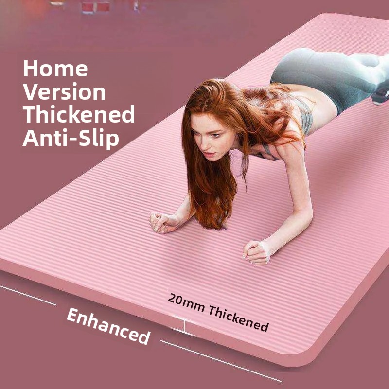 Thick Yoga Mat - Dikke, brede, lange yogamat voor dames,