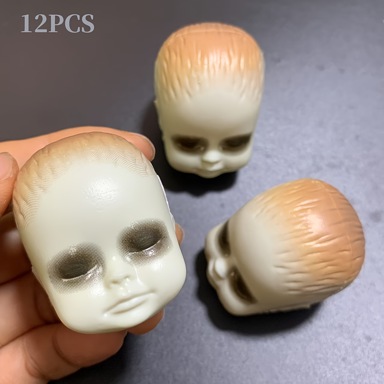 12 Stuks Griezelige Pop Hoofd  - Head Racket Boom recensie en prijs