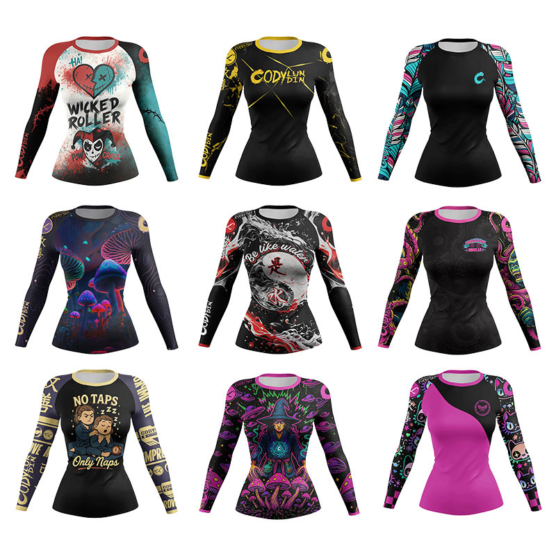 Dames MMA Compressie Sport T-s - Yoga Fitness Jiu Jitsu recensie en prijs
