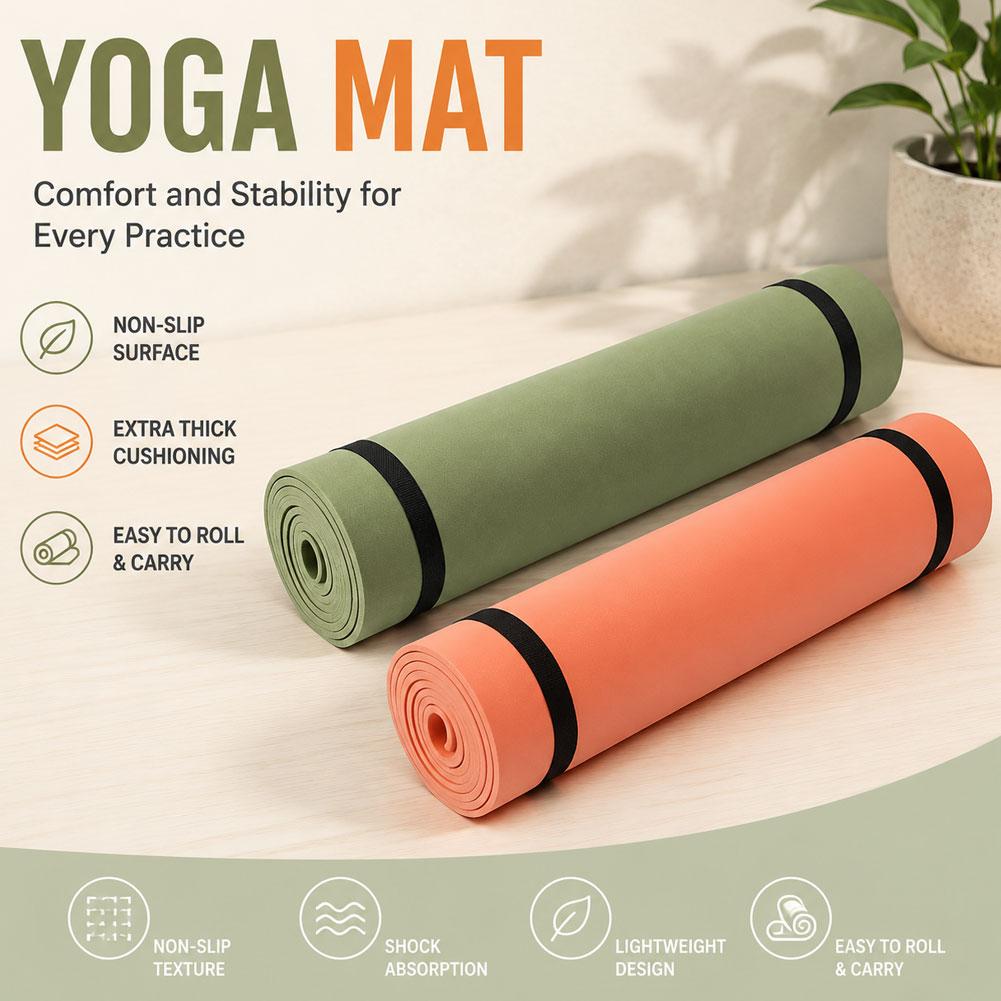 1/2 Stuks Dikke Yoga Mat Anti- - Thick Yoga Mat recensie en prijs